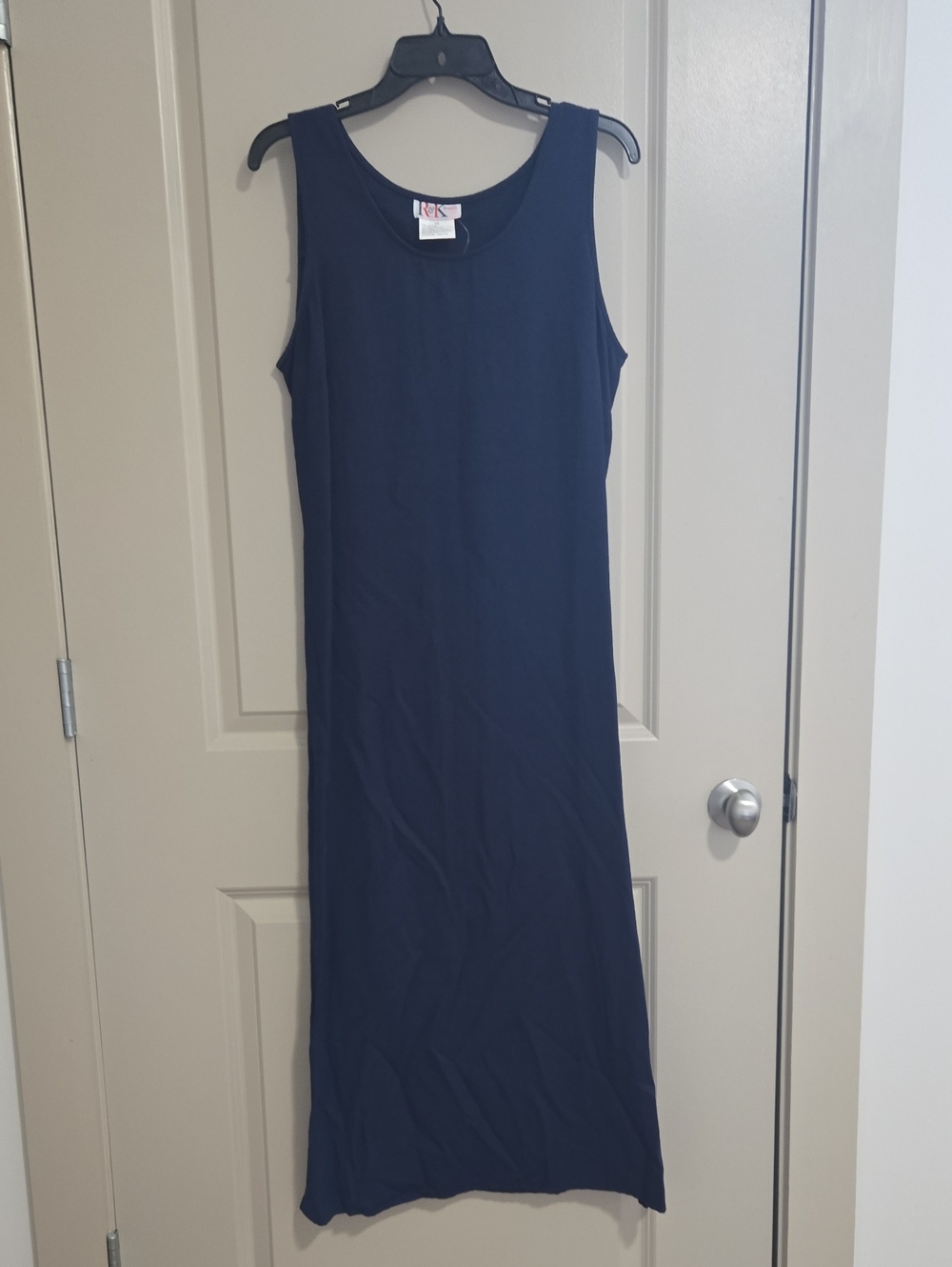 Sleeveless Navy Maxi Dress by L.L. Bean-Inspired Label